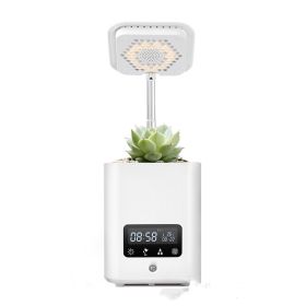 Multifunctional Intelligent Vegetable Planting Machine Indoor Plant Seedling (Color: White)