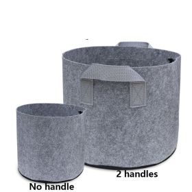 Planting Sack Black Non-woven Seedling Flower Pot (Option: Gray-75 Gallon Platinum 85x50)